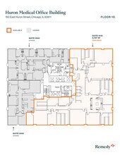 150 E Huron St, Chicago, IL à louer Plan d’étage– Image 1 sur 1