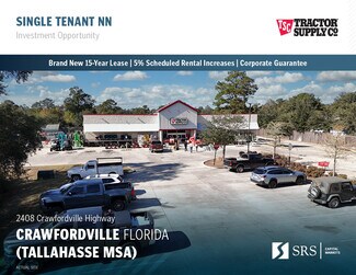 Plus de détails pour 2408 Crawfordville Hwy, Crawfordville, FL - Local commercial à vendre
