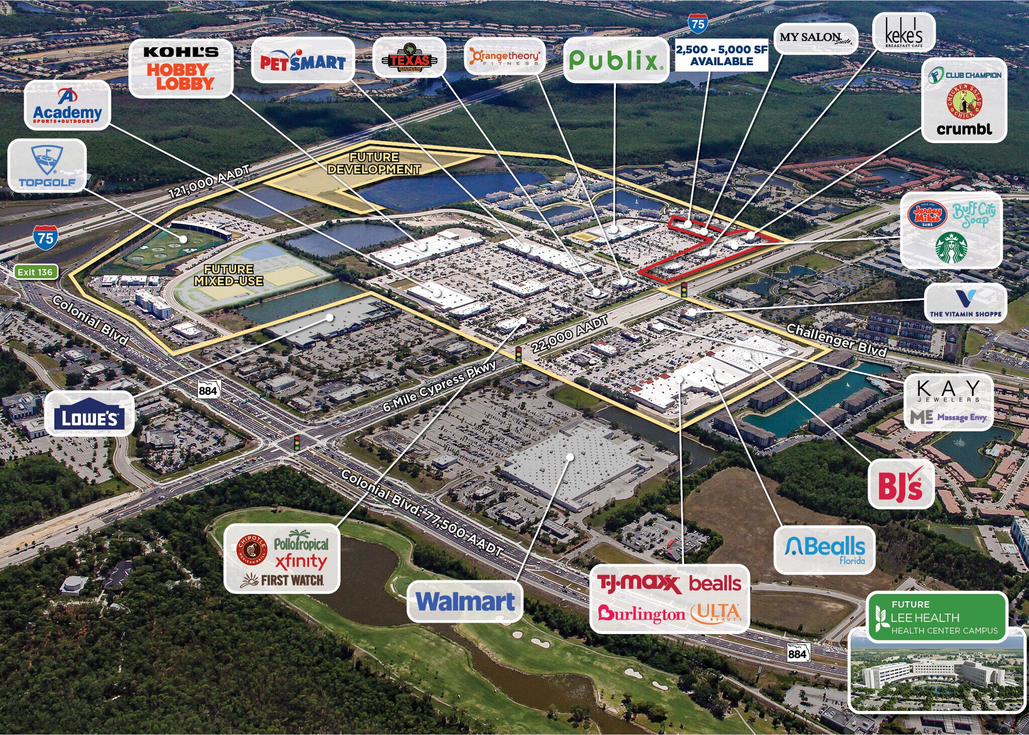 9601 Six Mile Cypress Pky, Fort Myers, FL à louer Photo de l’immeuble– Image 1 sur 3