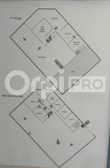 Local d’activités dans Seignosse à louer - Plan d’étage – Image 2 sur 2