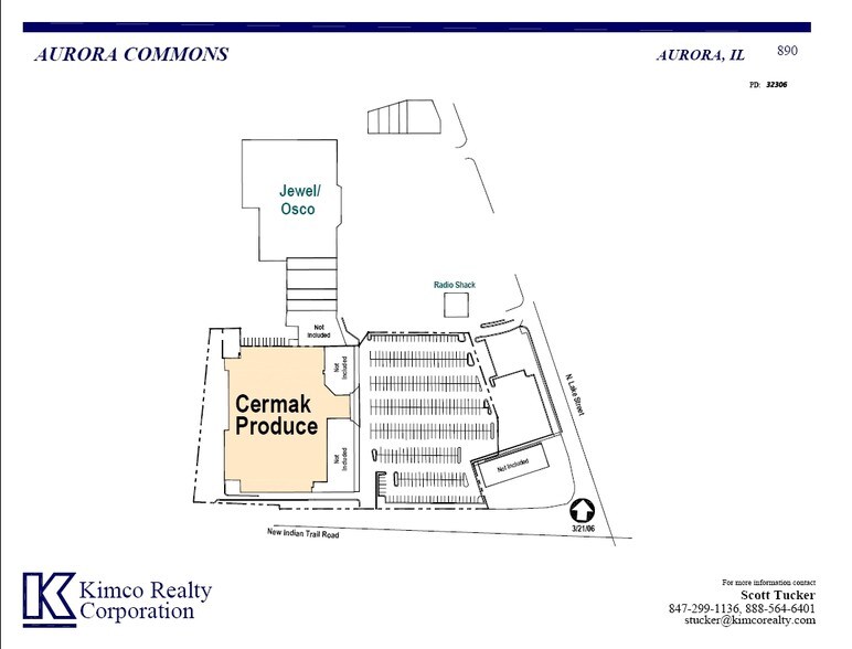 Rt 31 & Indian Trail Rd, Aurora, IL à louer - Plan de site – Image 1 sur 3
