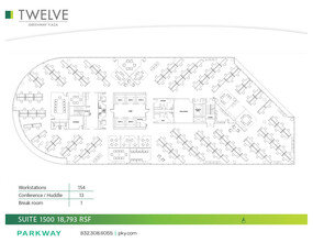 12 Greenway Plz, Houston, TX à louer Plan d’étage– Image 1 sur 1
