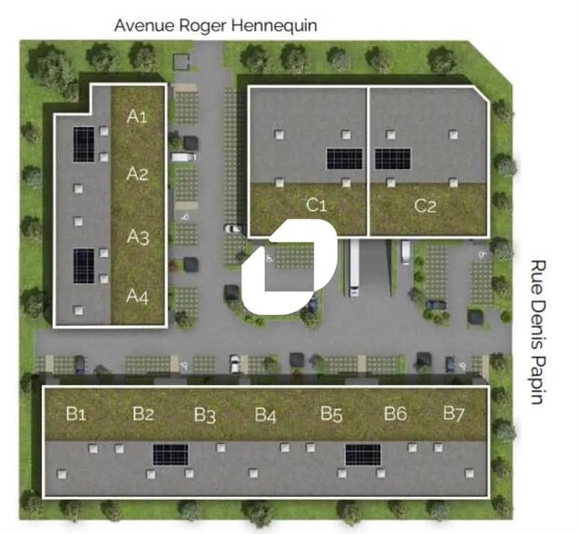Local d’activités dans Trappes à louer - Plan de site – Image 3 sur 5