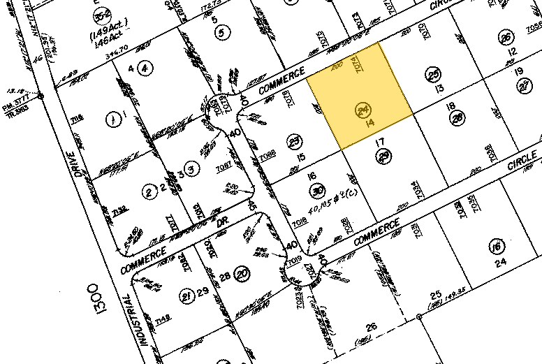 7074 Commerce Cir, Pleasanton, CA à louer - Plan cadastral – Image 2 sur 3