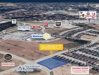 Plus de détails pour 508 Innovation Way, Elgin, TX - Terrain à vendre