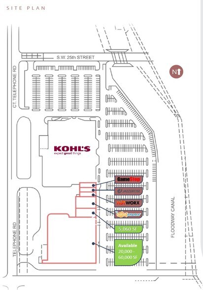 2600-2800 S Telephone Rd, Moore, OK à louer - Plan de site – Image 2 sur 2