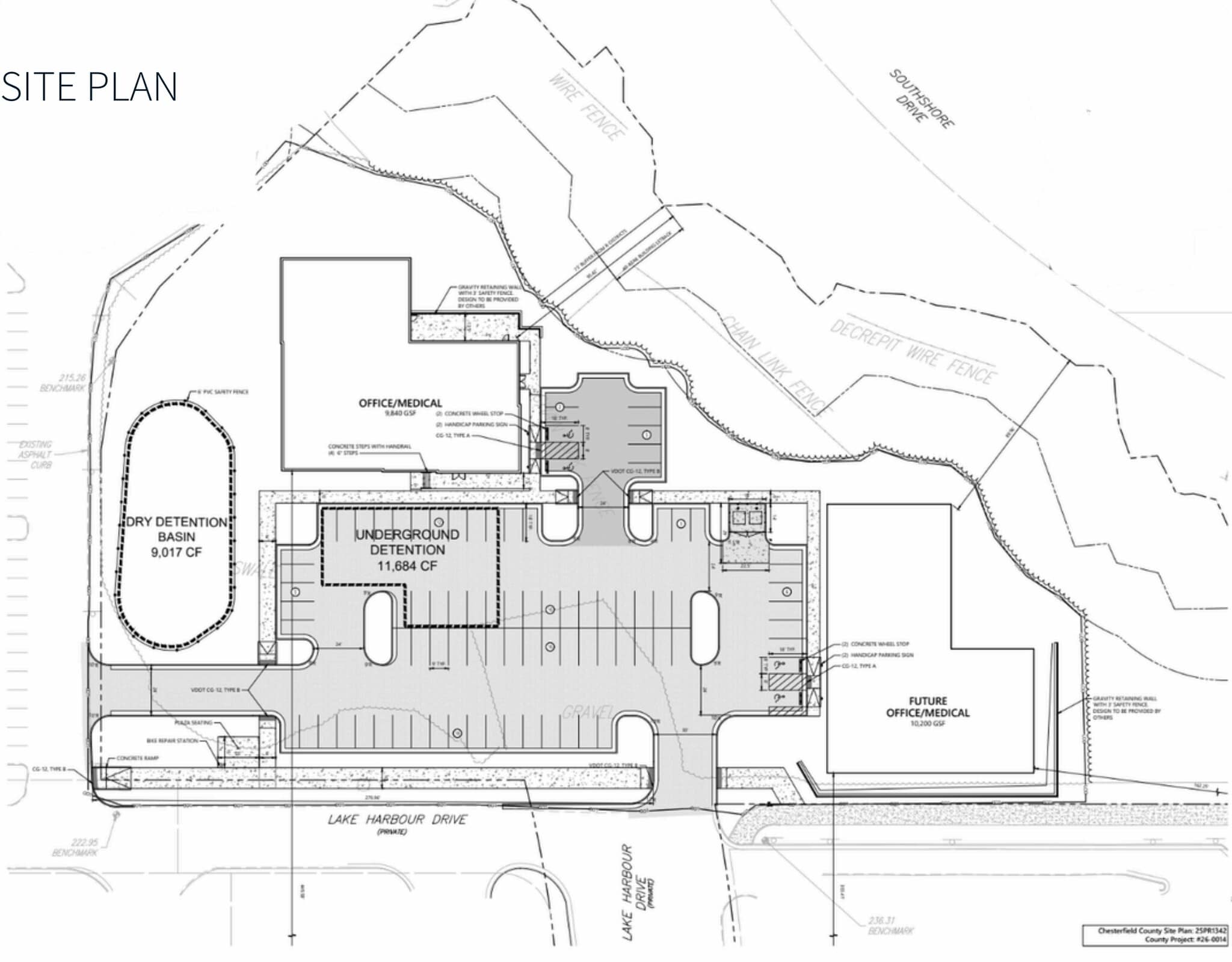 6851 Lake Harbour Dr, Midlothian, VA à louer Plan de site– Image 1 sur 1