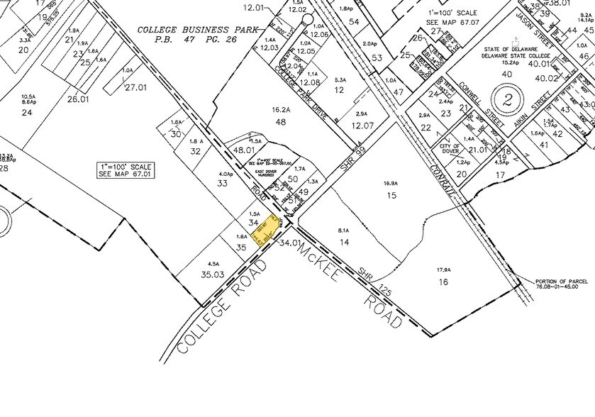 1005 College Rd, Dover, DE à louer - Plan cadastral – Image 3 sur 14