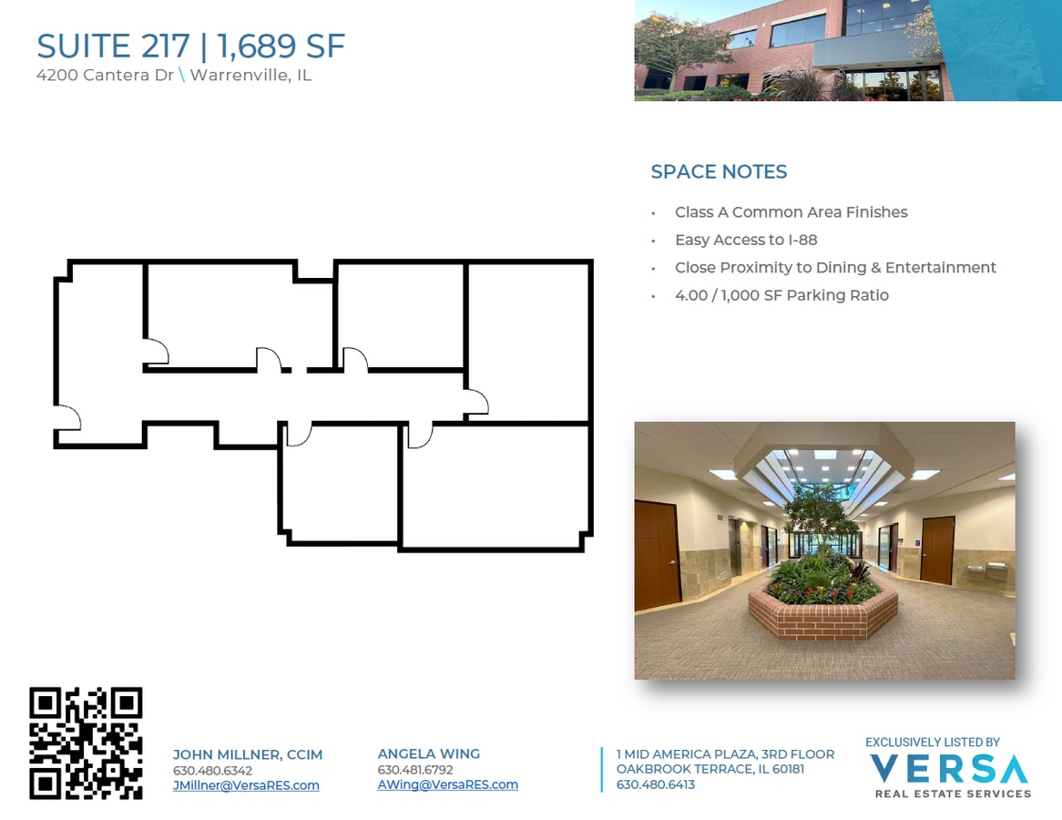 4200 Cantera Dr, Warrenville, IL 60555 - Lot 217 -  - Plan d’étage - Image 1 of 4
