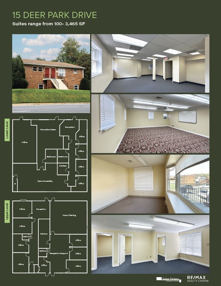 13-15 E Deer Park Dr, Gaithersburg, MD à louer Plan d’étage– Image 1 sur 6