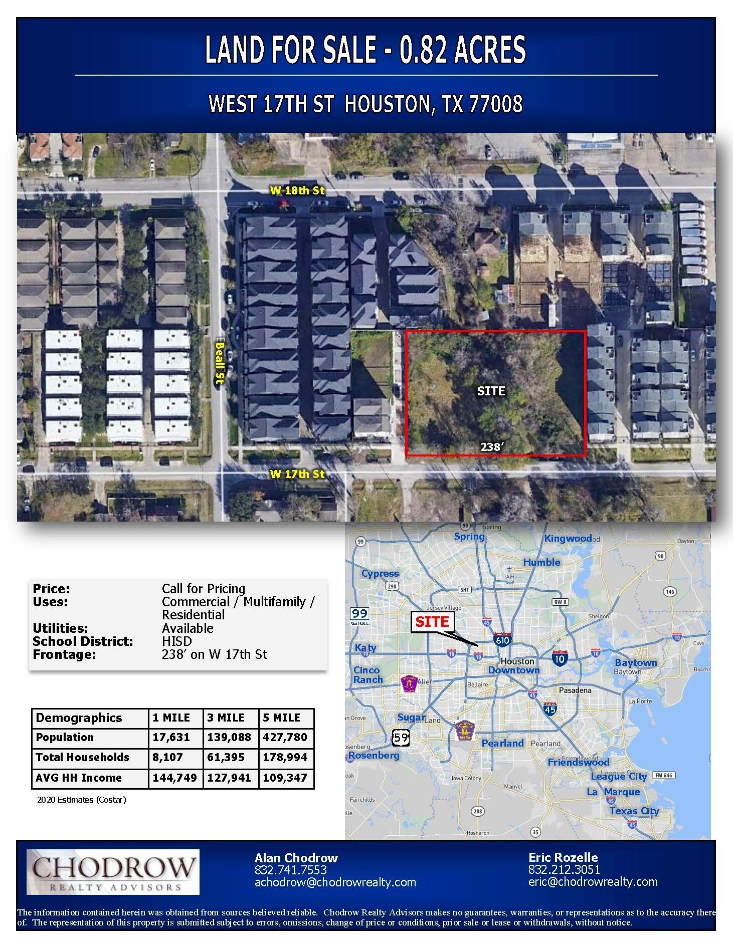 W 17th St, Houston, TX à vendre Photo de l’immeuble– Image 1 sur 6