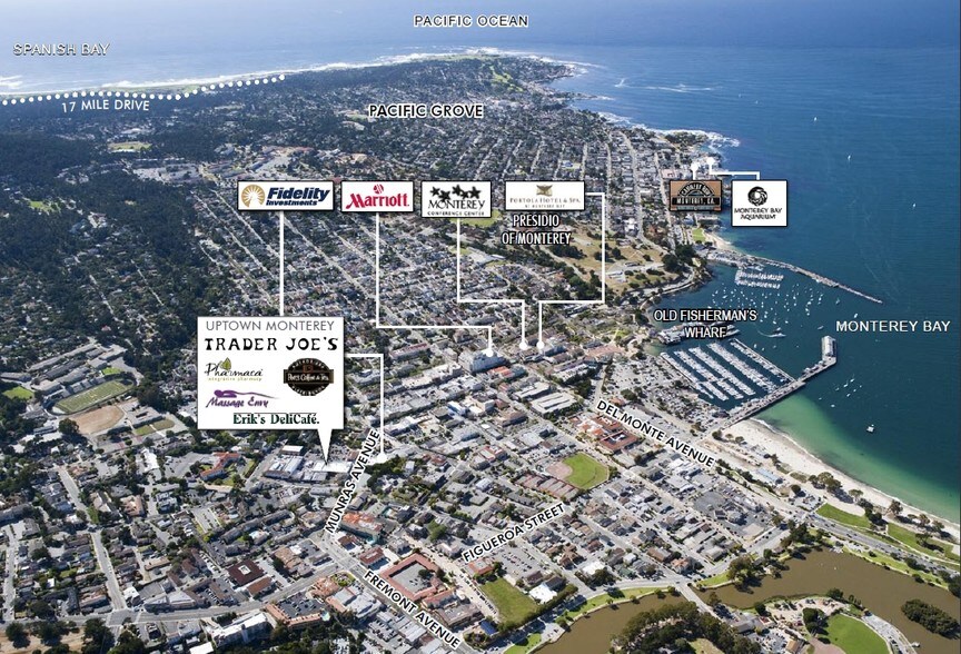 570 Munras Ave, Monterey, CA à vendre - Aérien – Image 3 sur 5