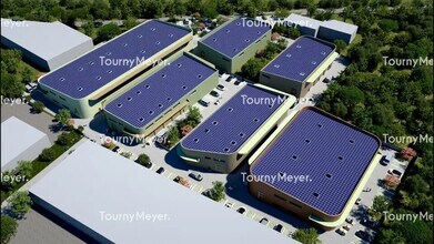 Marguerittes, GAR - Vue aérienne  vue de carte