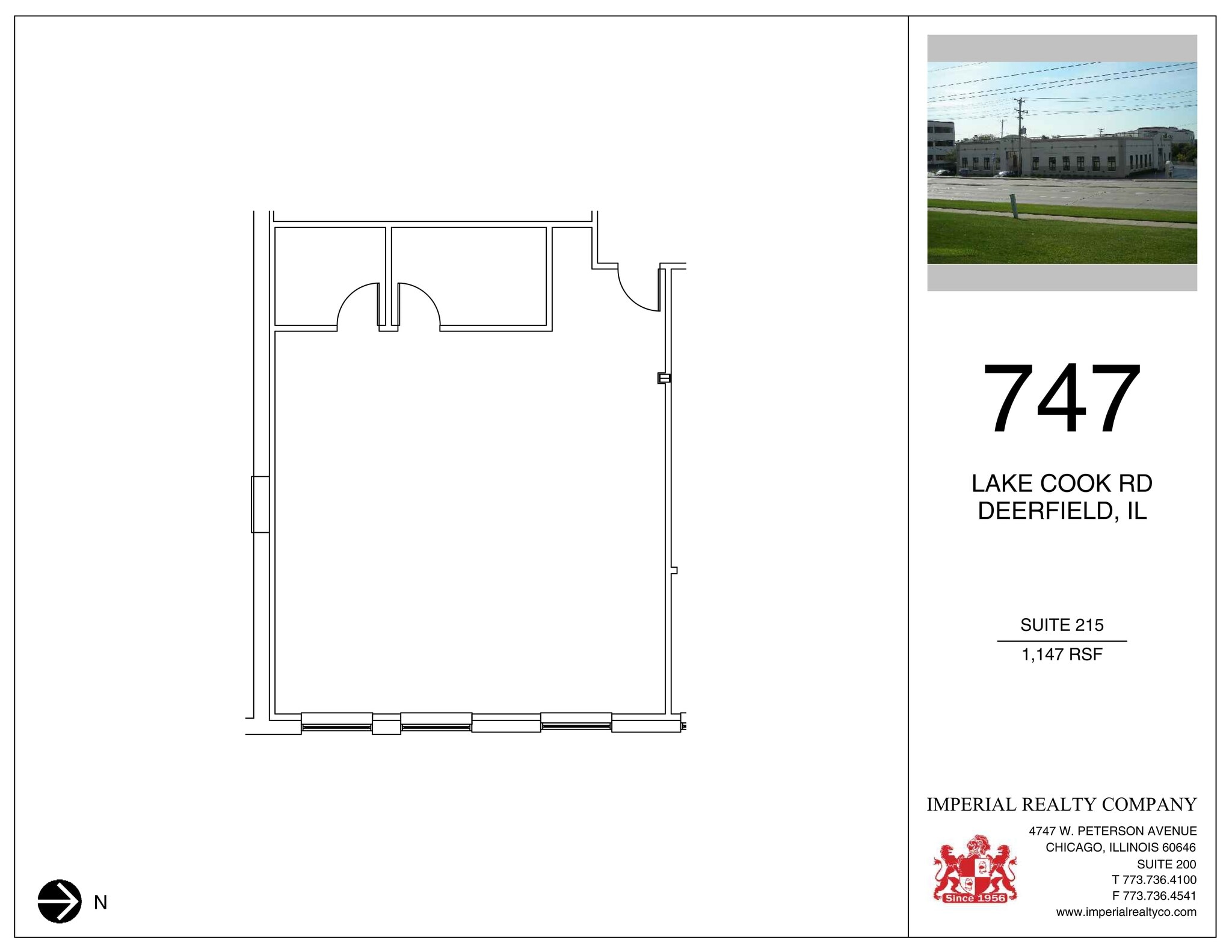 747 Lake Cook Rd, Deerfield, IL à louer Plan de site– Image 1 sur 4