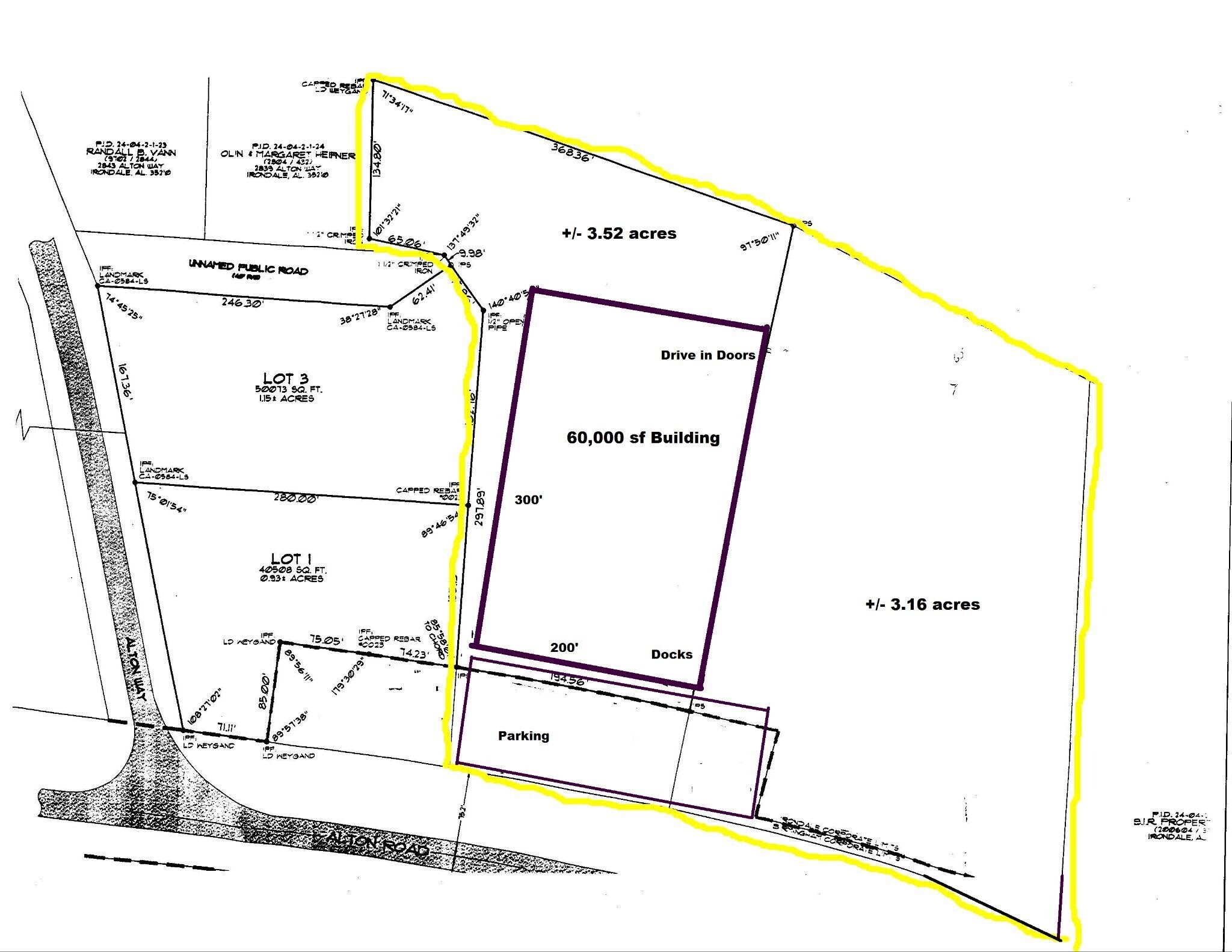 2807 Alton Way, Birmingham, AL à vendre Plan de site– Image 1 sur 2