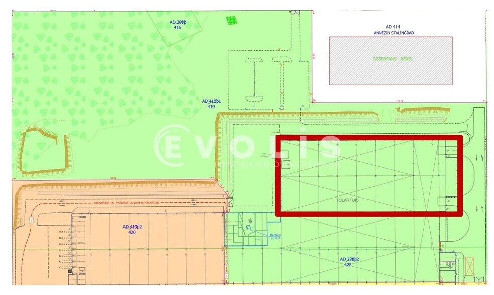 286 Boulevard De La République, Annezin à louer - Plan de site – Image 2 sur 2