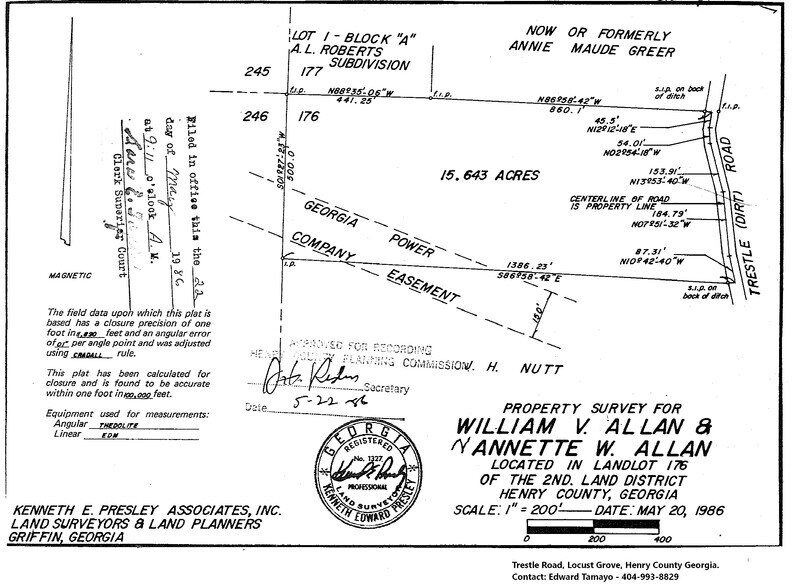 750 Trestle rd, Locust Grove, GA à louer - Plan de site – Image 2 sur 5