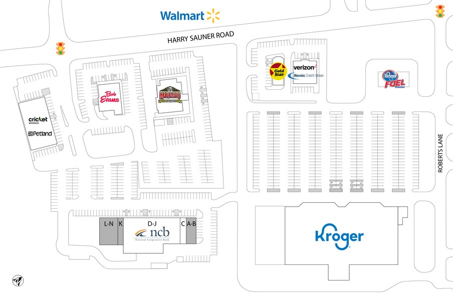 575 Harry Sauner Rd, Hillsboro, OH à louer - Plan de site – Image 3 sur 3