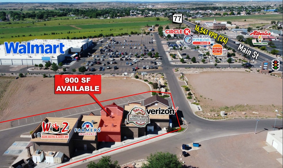 725 N. Main Street, Snowflake, AZ à louer - Aérien – Image 2 sur 3