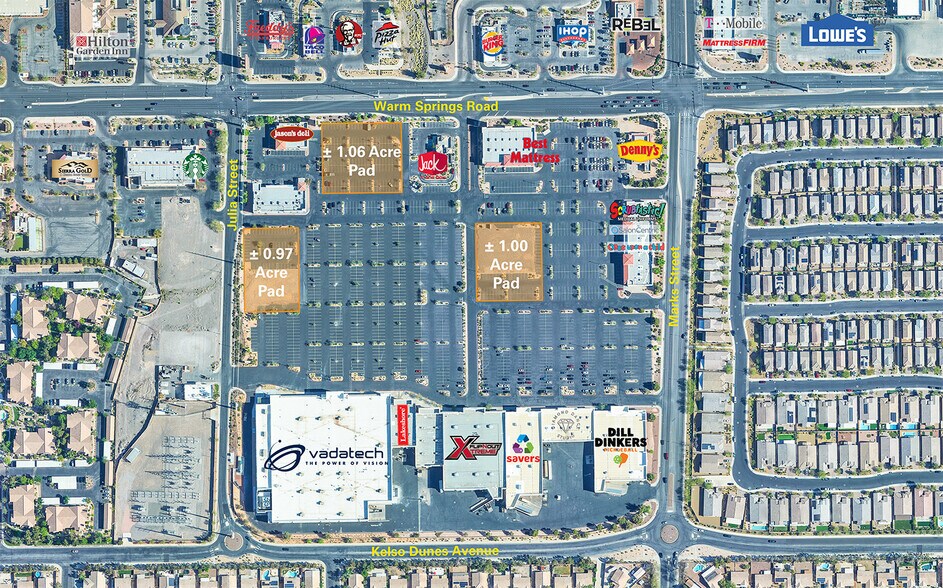West Warm Springs Road, Henderson, NV à louer - Aérien – Image 1 sur 2