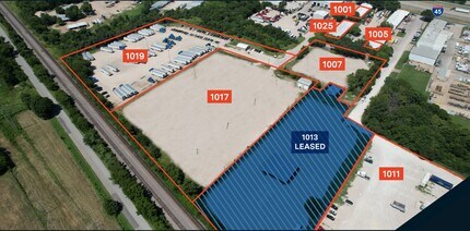 1013 S IH 45, Hutchins, TX - Vue aérienne vue de carte - Image1