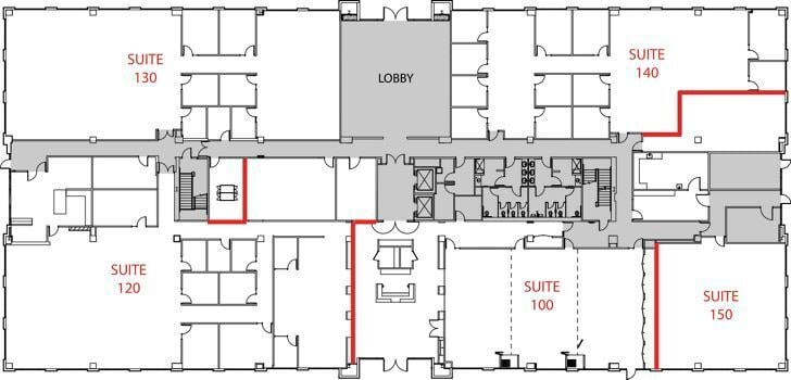 4790 Eastgate Mall, San Diego, CA à louer Plan d’étage– Image 1 sur 1