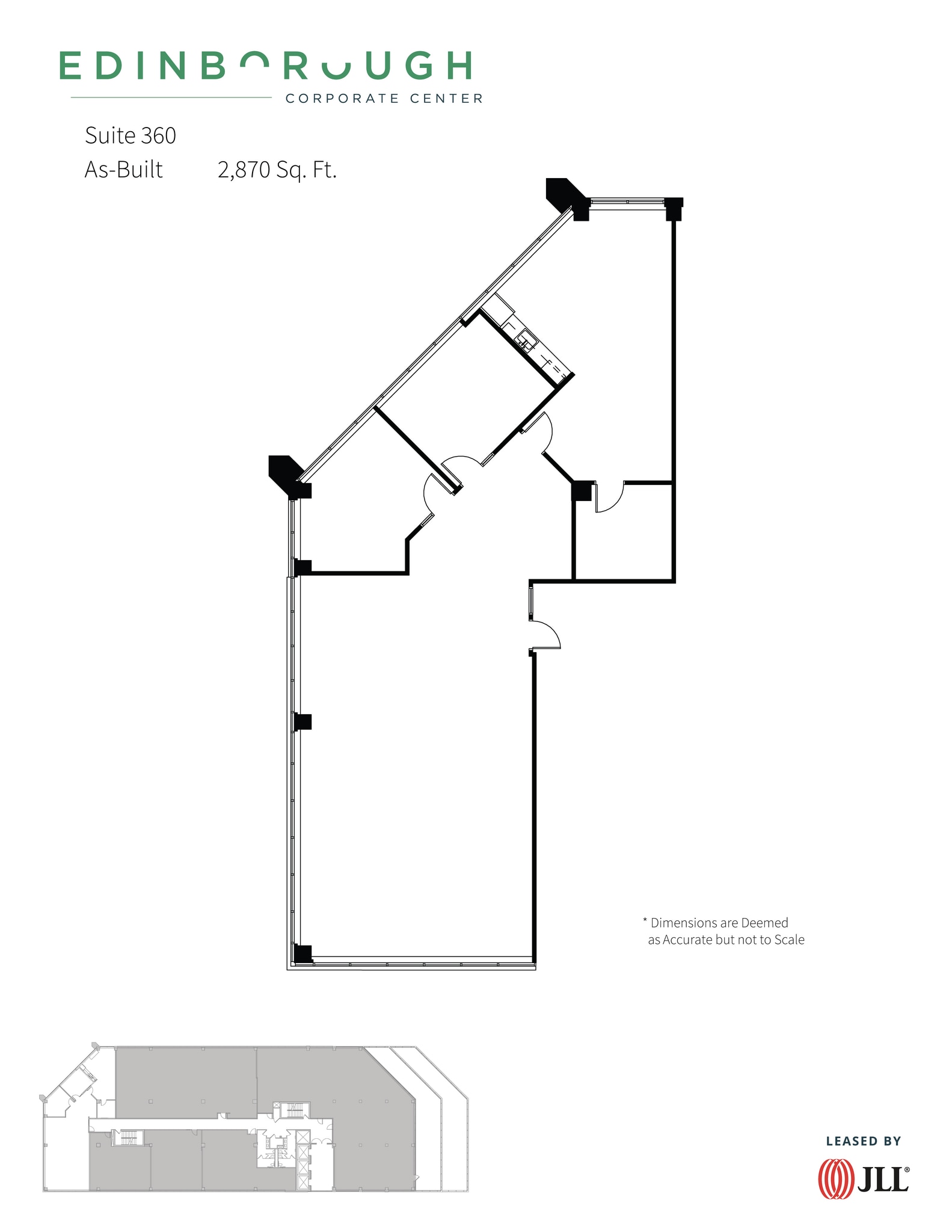 3300 Edinborough Way, Edina, MN à louer Plan d’étage– Image 1 sur 1