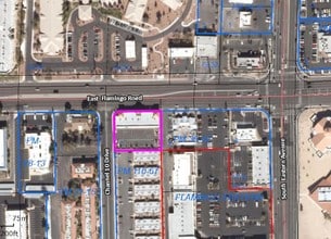 2285 E Flamingo Rd, Las Vegas, NV - Vue aérienne vue de carte - Image1