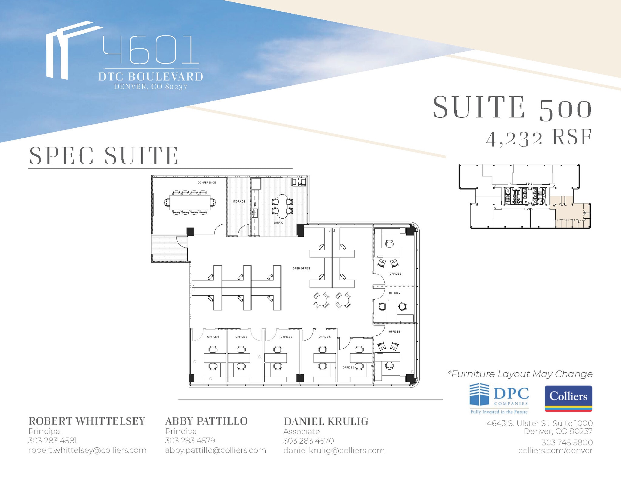 4601 Dtc Blvd, Denver, CO à louer Photo intérieure– Image 1 sur 1