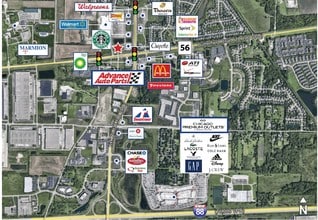 1386 Butterfield Rd, Aurora, IL - Vue aérienne  vue de carte