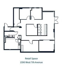 1590 7th Av W, Vancouver, BC à louer Plan d’étage– Image 1 sur 1