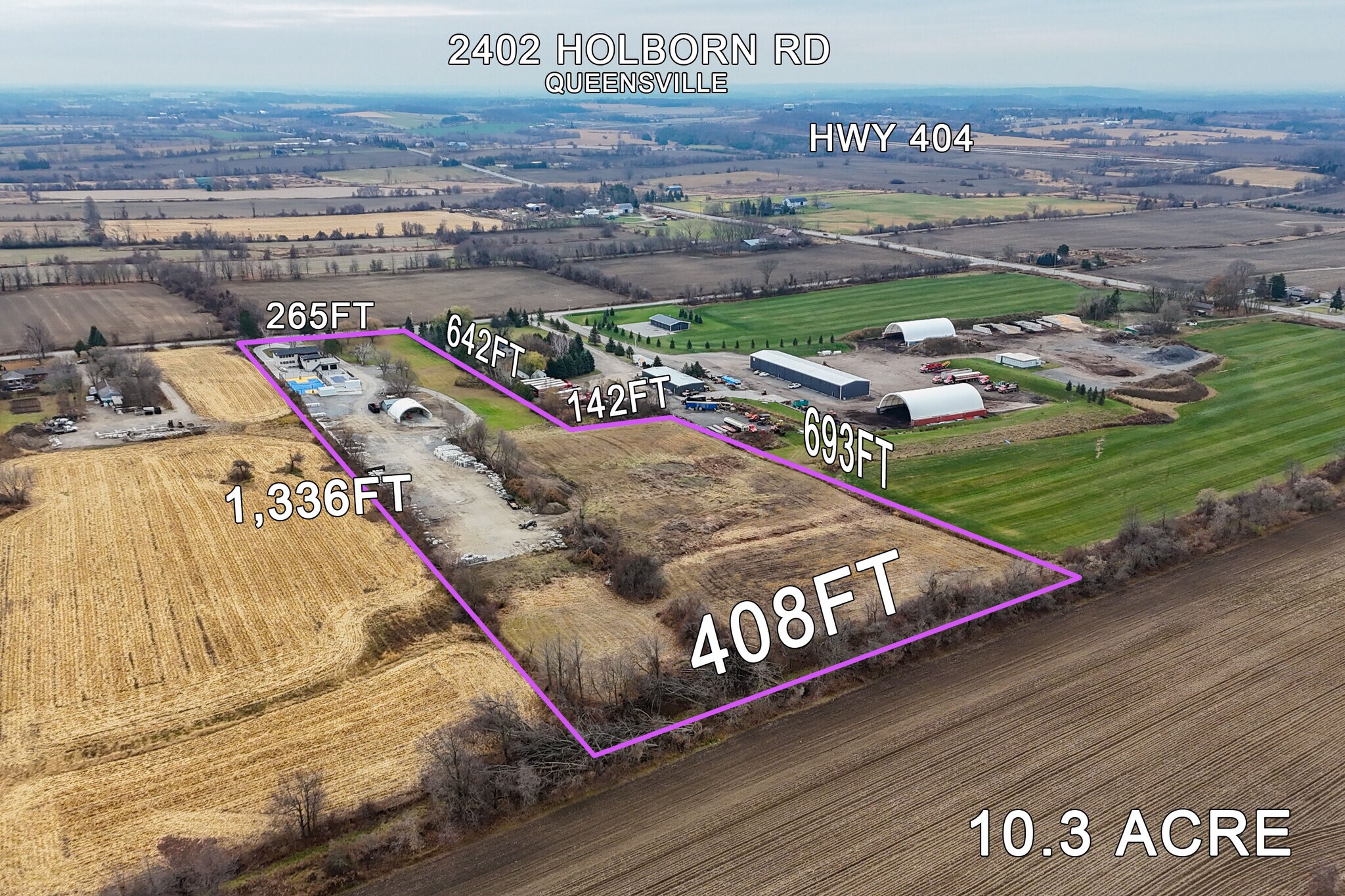 2402 Holborn Rd, Queensville, ON à vendre Photo principale– Image 1 sur 36