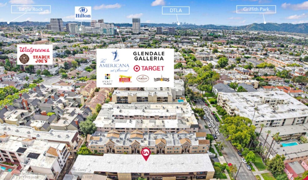 1320 N Columbus Ave, Glendale, CA à vendre - Photo de l’immeuble – Image 3 sur 4