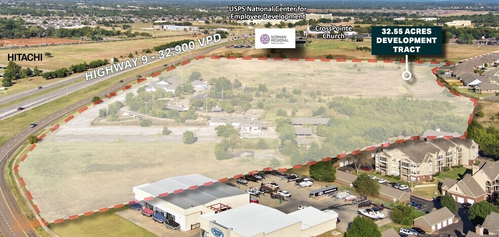 1800 & 1900 Ann Branden Blvd, Norman, OK à vendre - Aérien – Image 2 sur 3