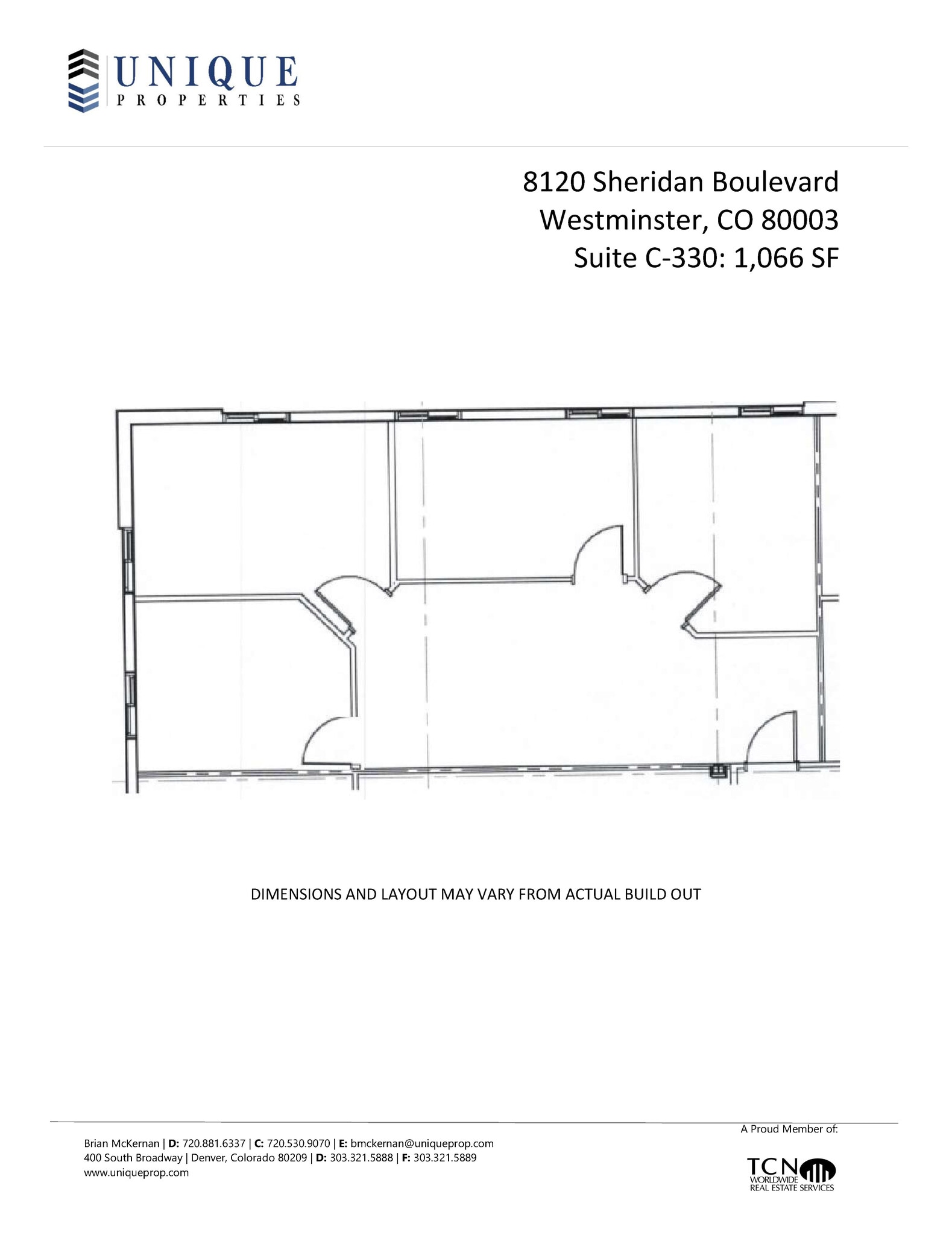 8120 Sheridan Blvd, Arvada, CO à louer Plan d’étage– Image 1 sur 1