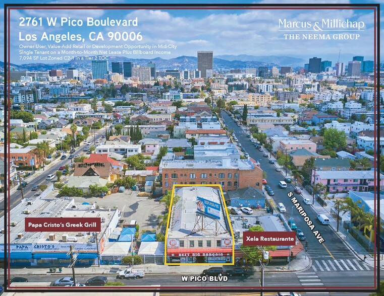 2761 W Pico Blvd, Los Angeles, CA à vendre - Photo de l’immeuble – Image 2 sur 11