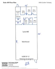 4908 Golden Pky, Buford, GA à louer Plan d’étage– Image 1 sur 1