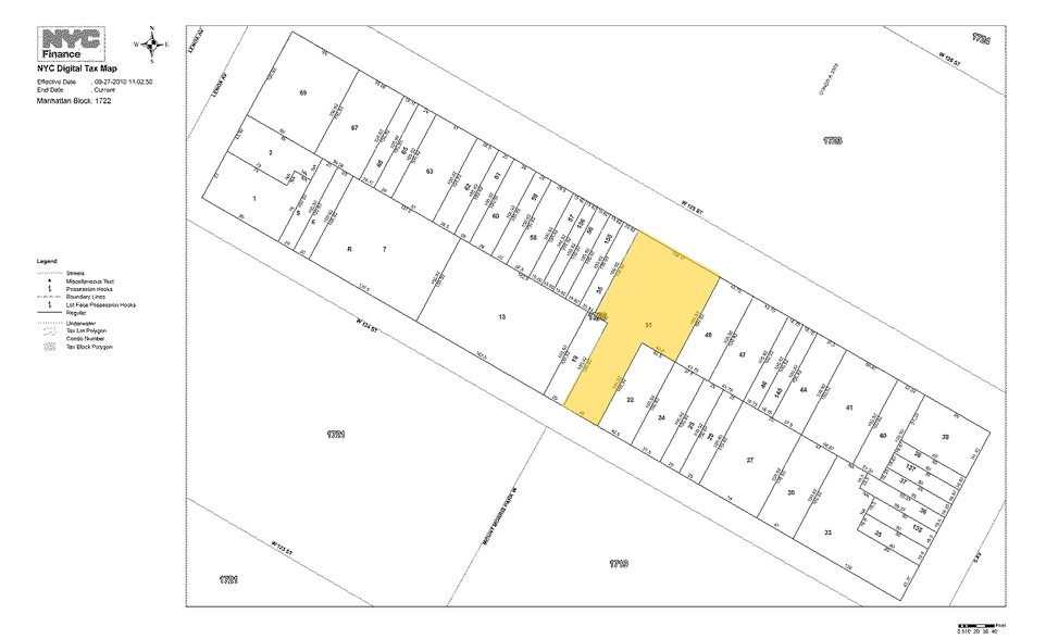 32-42 W 125th St, New York, NY à louer - Plan cadastral – Image 2 sur 3