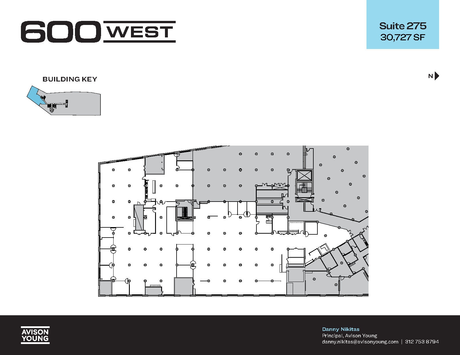 600 W Chicago Ave, Chicago, IL à louer Plan d’étage– Image 1 sur 6