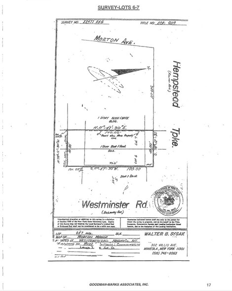 159-163 Hempstead Tpke, West Hempstead, NY à vendre - Plan de site – Image 3 sur 8