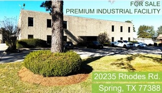 Plus de détails pour 20235 Rhodes Rd, Spring, TX - Industriel/Logistique à vendre
