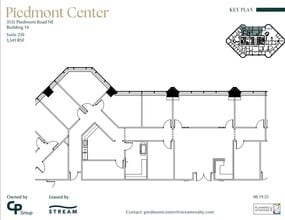 3495 Piedmont Rd NE, Atlanta, GA à louer Plan d’étage– Image 1 sur 1