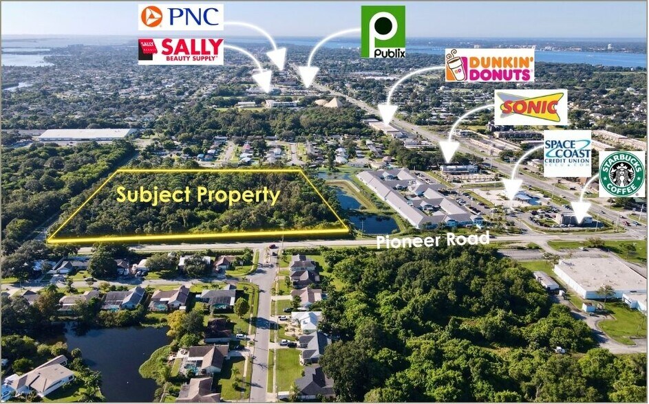 Corner of Pioneer Road & Lewis Carroll Ave., Merritt Island, FL à vendre - Photo de l’immeuble – Image 2 sur 3