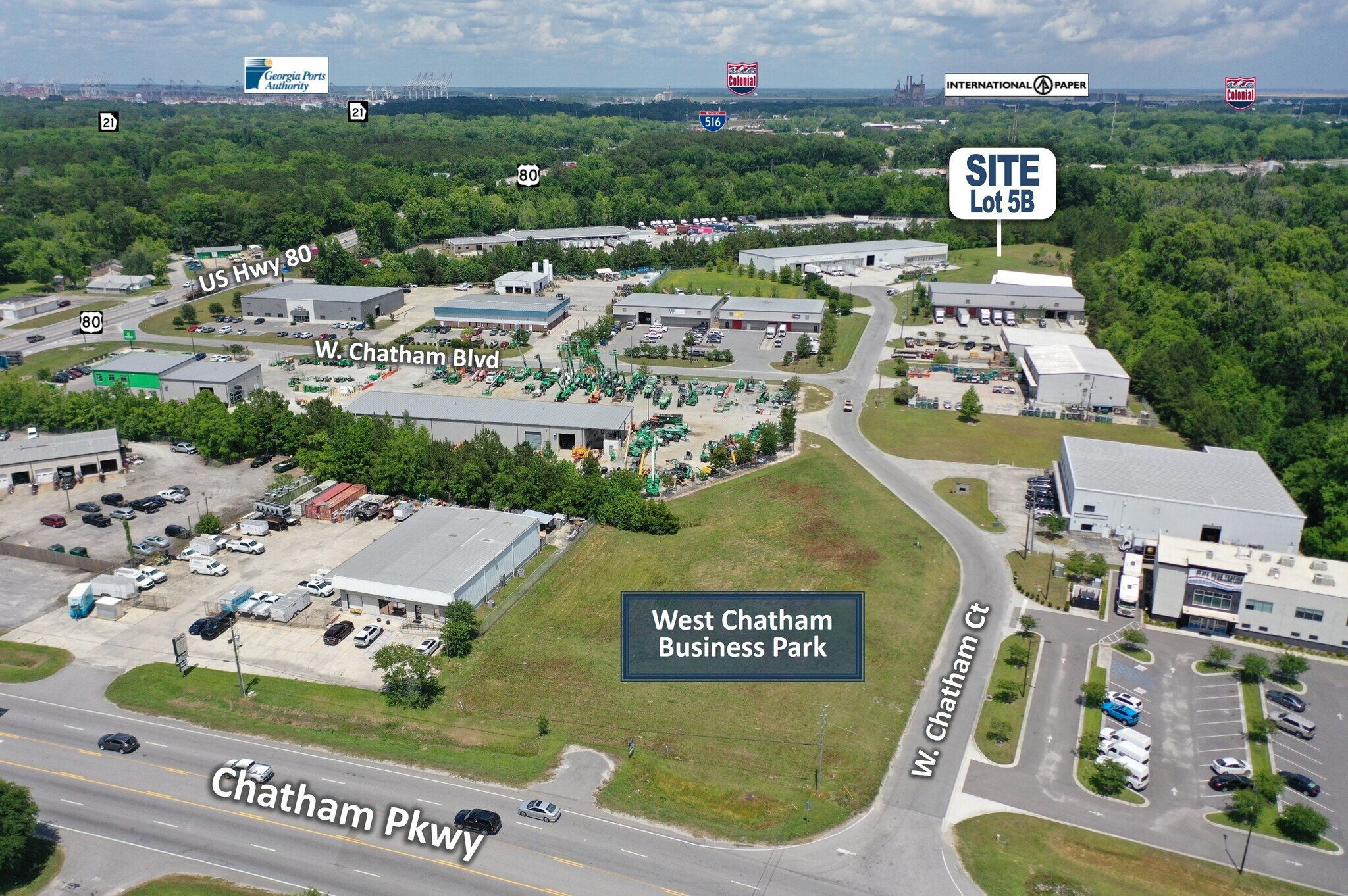 W Chatham Ct, Garden City, GA à louer Aérien– Image 1 sur 12
