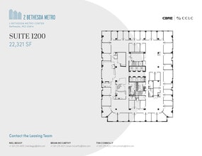 2 Bethesda Metro Ctr, Bethesda, MD à louer Plan d’étage– Image 1 sur 1