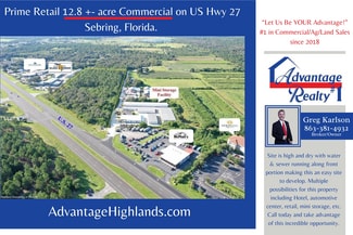 Plus de détails pour 4355 US-27, Sebring, FL - Terrain à vendre