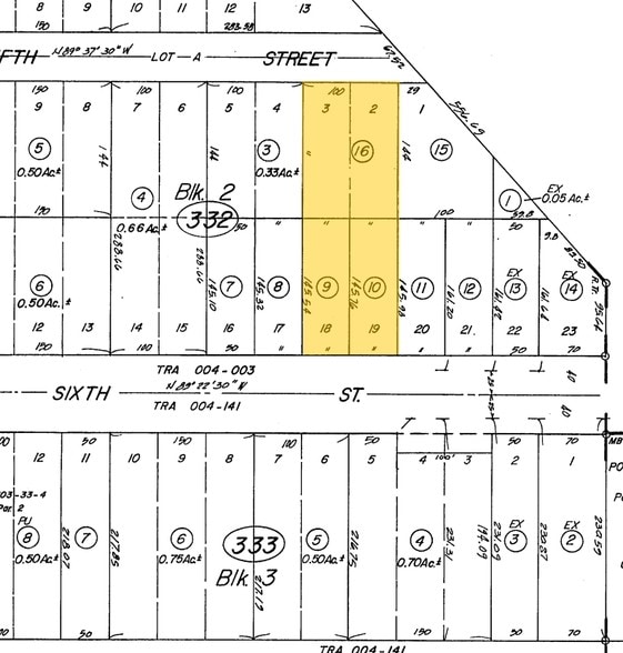 1129 E 6th St, Corona, CA à vendre - Plan cadastral – Image 3 sur 5