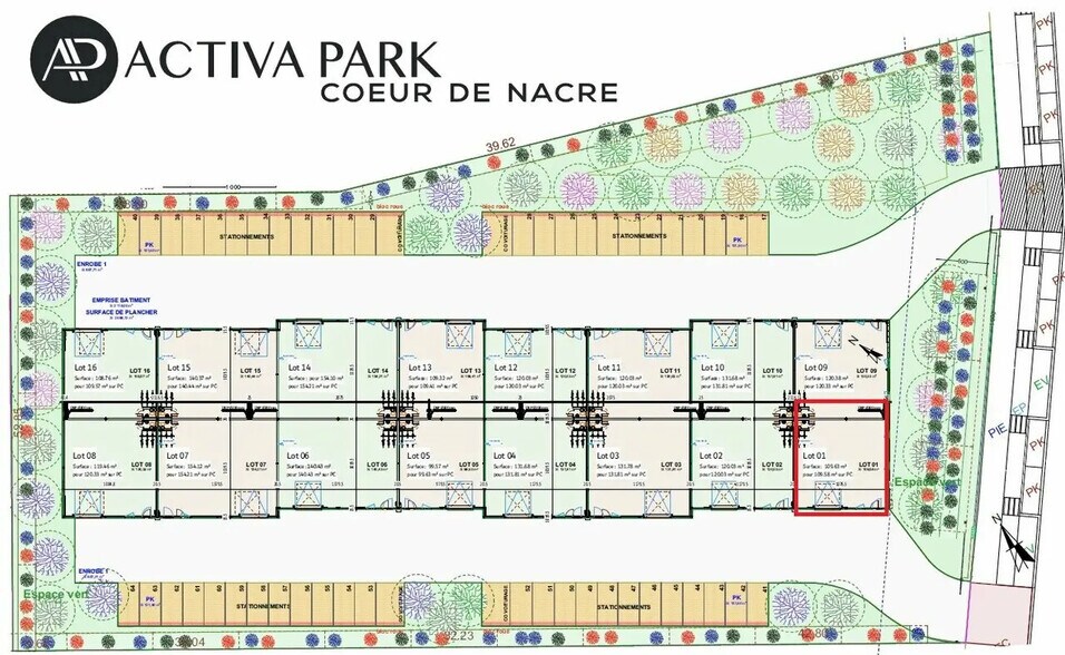 Local d’activités dans DOUVRES-LA-DÉLIVRANDE à louer - Plan d’étage – Image 3 sur 3