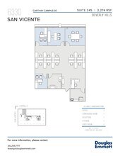 6310 San Vicente Blvd, Los Angeles, CA à louer Plan d’étage– Image 1 sur 1