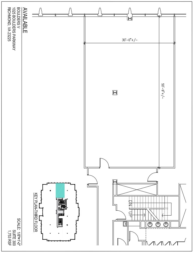 7501 Boulder View Dr, North Chesterfield, VA à louer Plan d’étage– Image 1 sur 1